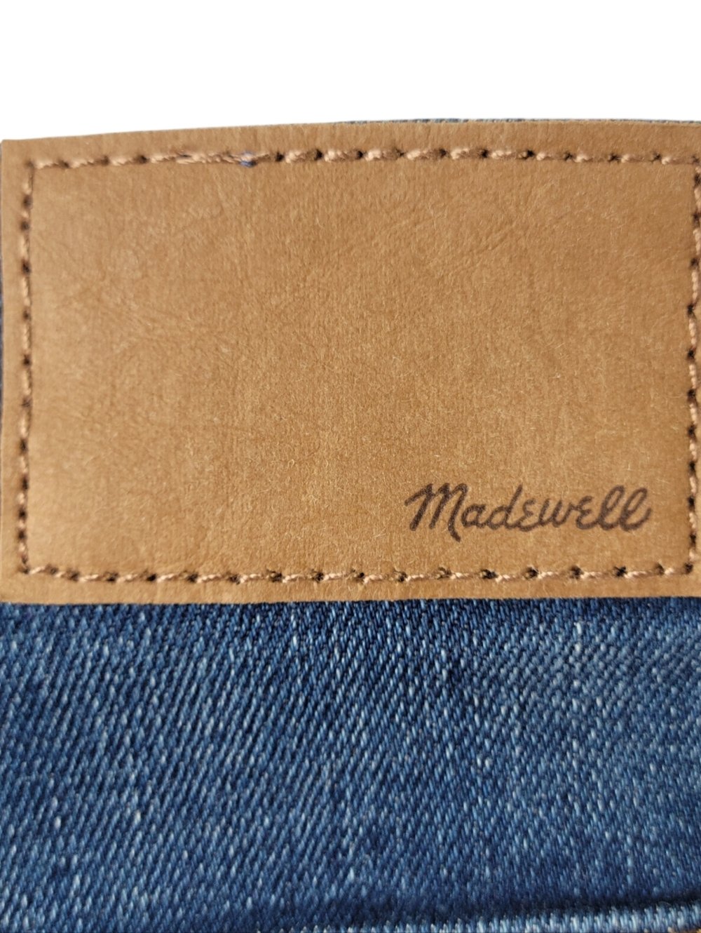 Madewell Emmett Wide Leg Jeans Women Size 32 35X30 Front Patch Pockets Hi Rise - Picture 5 of 15